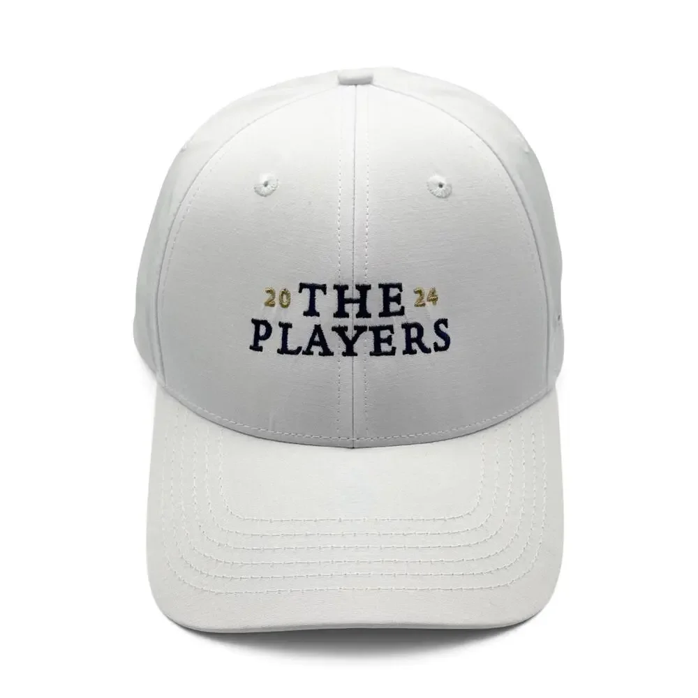 The Players Championship Hat Cap Strap Back Mens One Size White PGA Golf Ahead